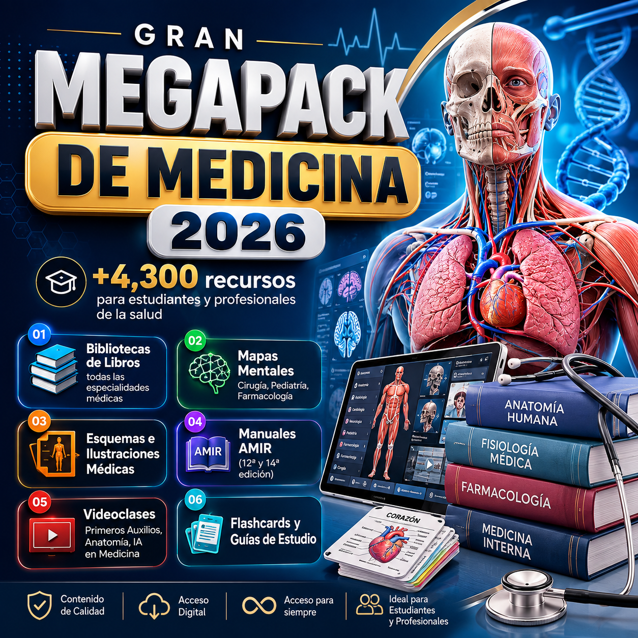 GRAN MEGAPACK DE MEDICINA 2026