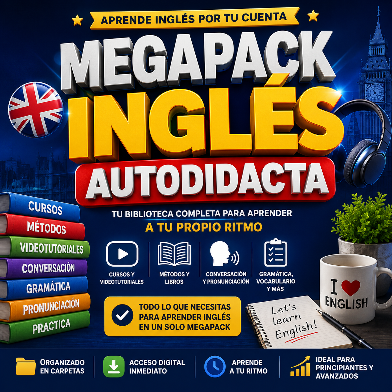 MEGAPACK INGLES AUTODIDACTA