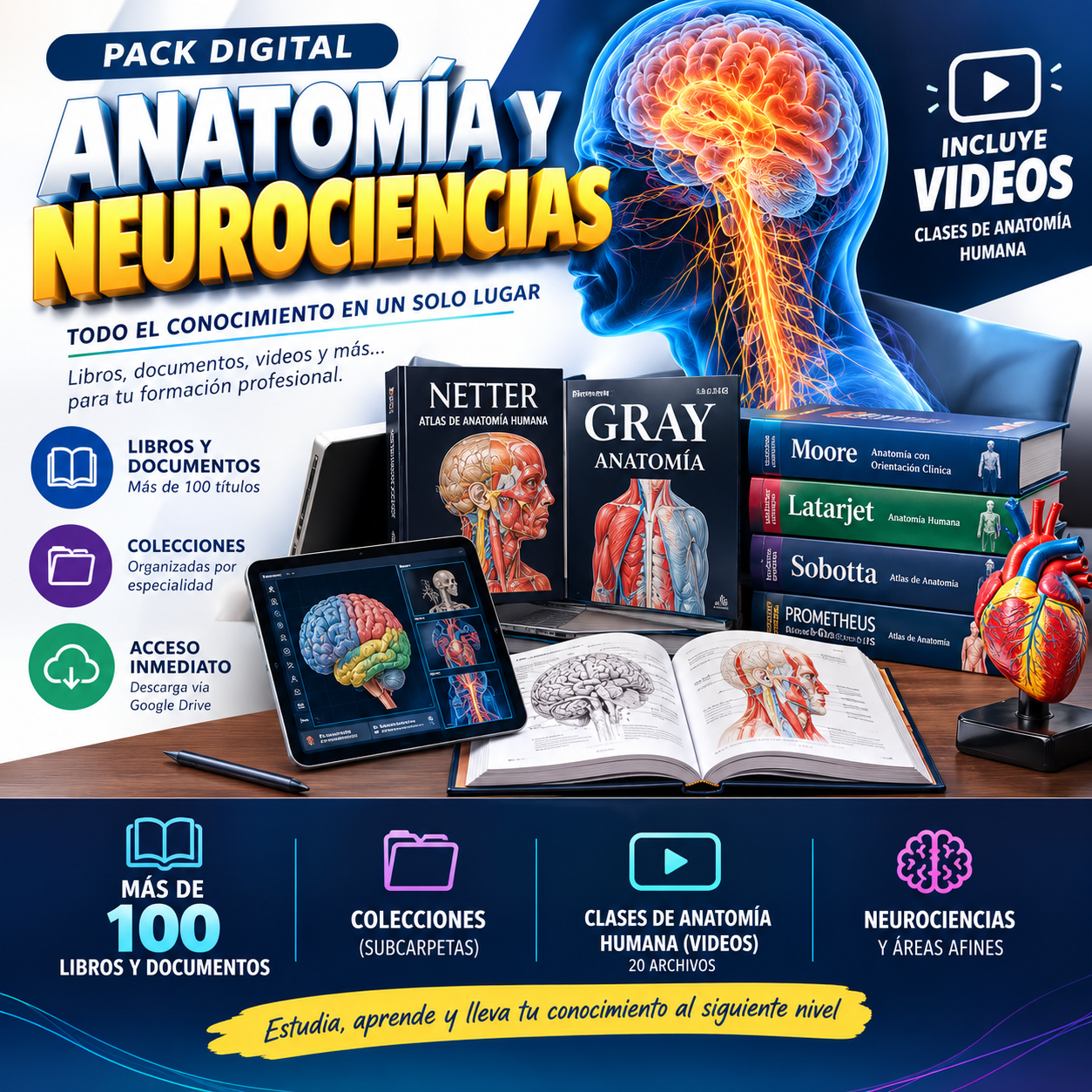 PACK Anatomía y Neurociencias