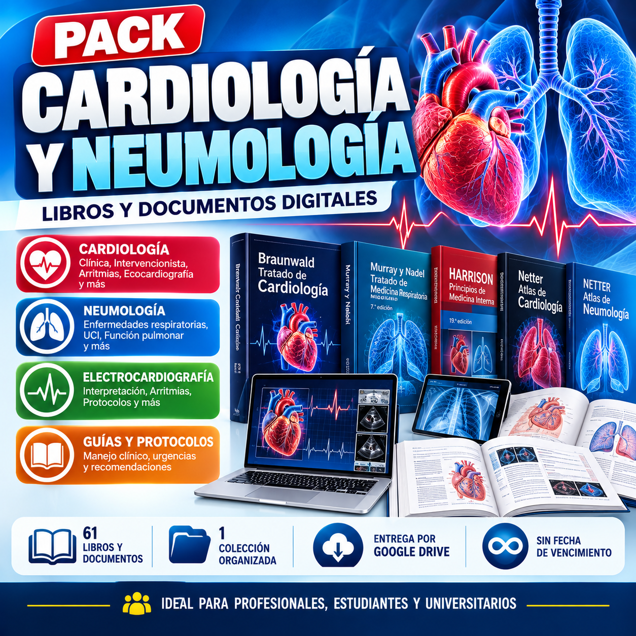 PACK Cardiología y Neumología