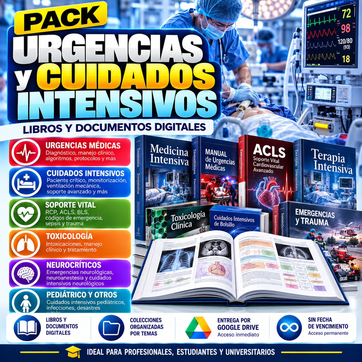 PACK  Urgencias y Cuidados Intensivos