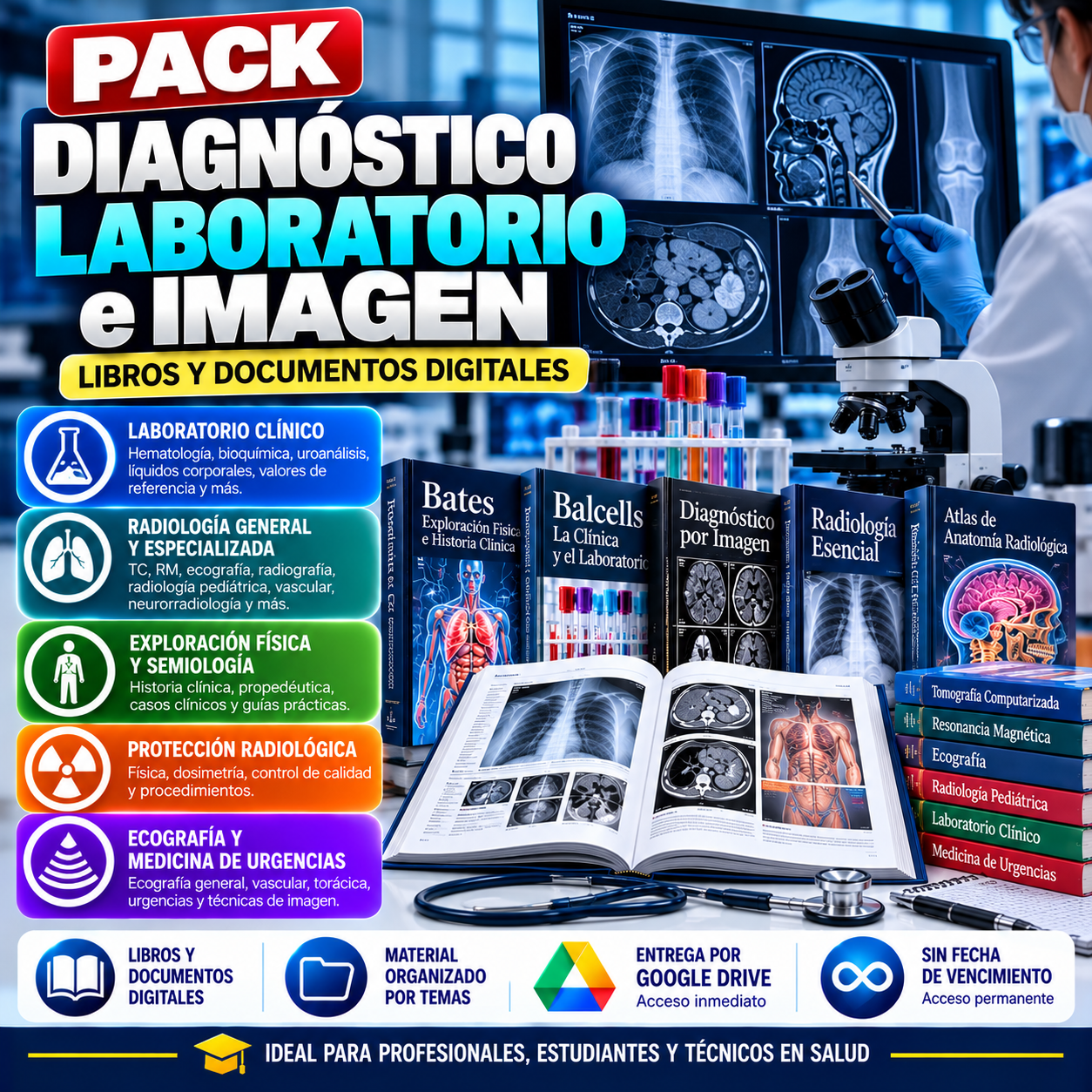 PACK Diagnóstico - Laboratorio e Imagen