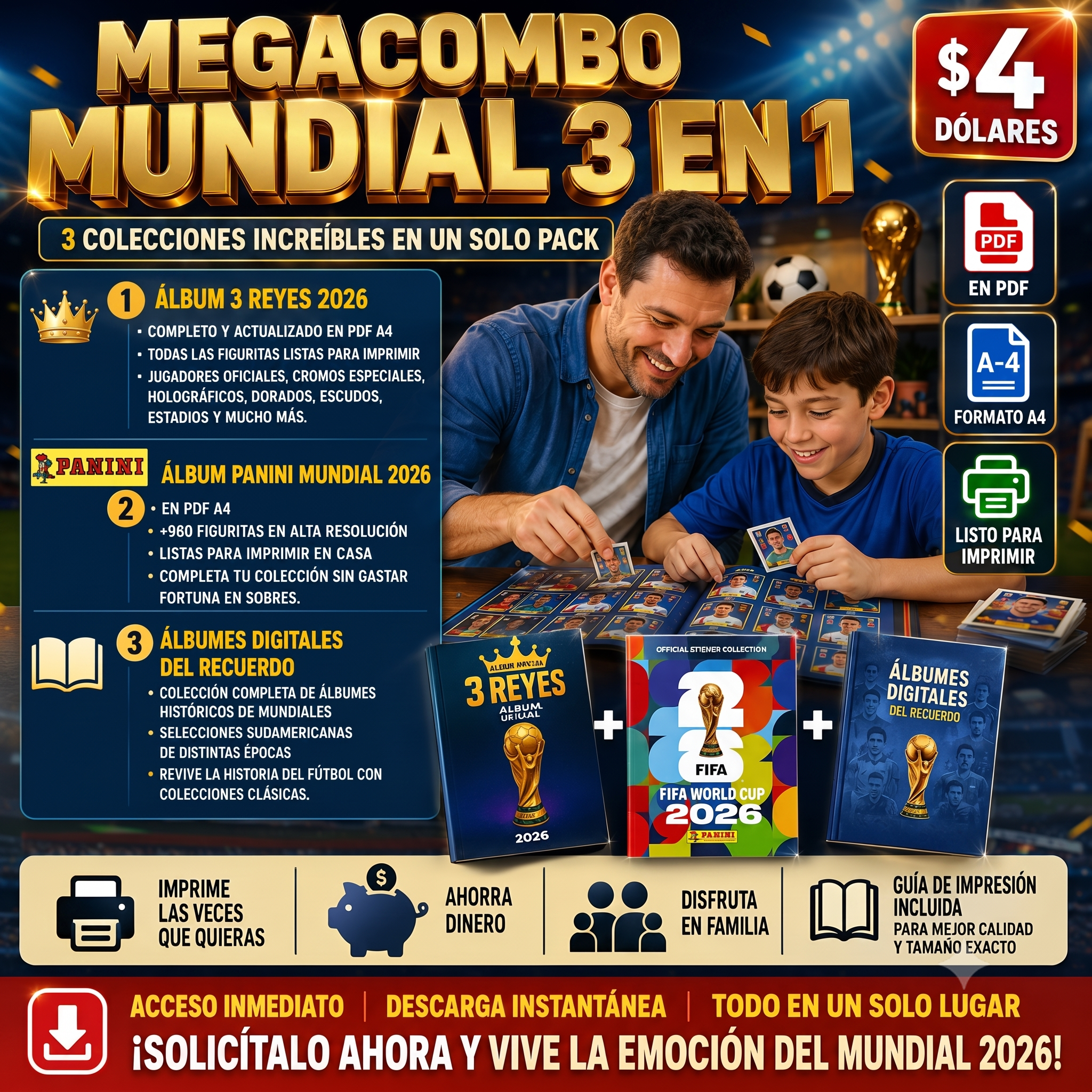 MEGACOMBO MUNDIAL 🏆⚽